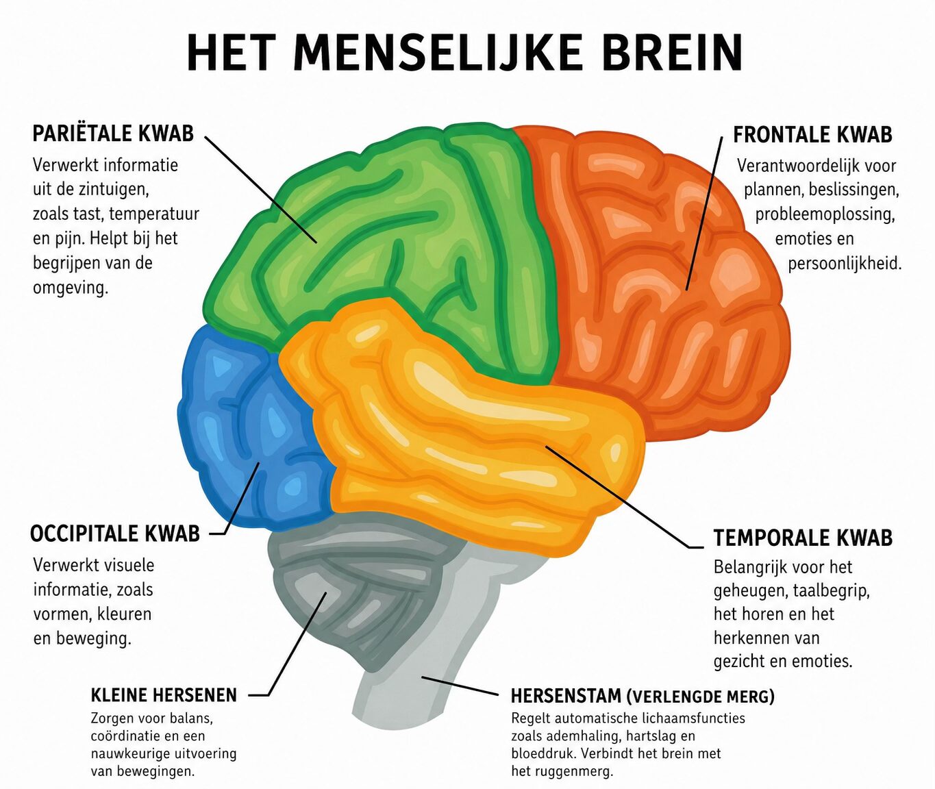 Brein mens hersenen
